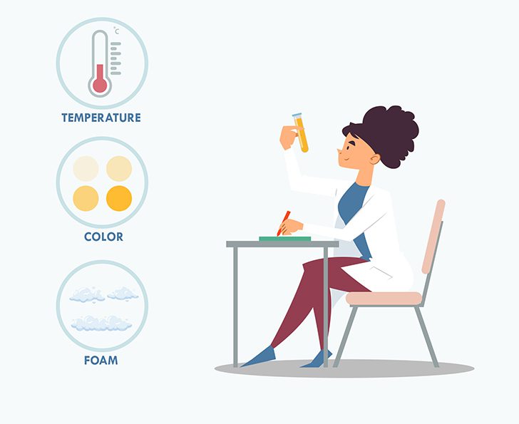 drug test urine visual inspection