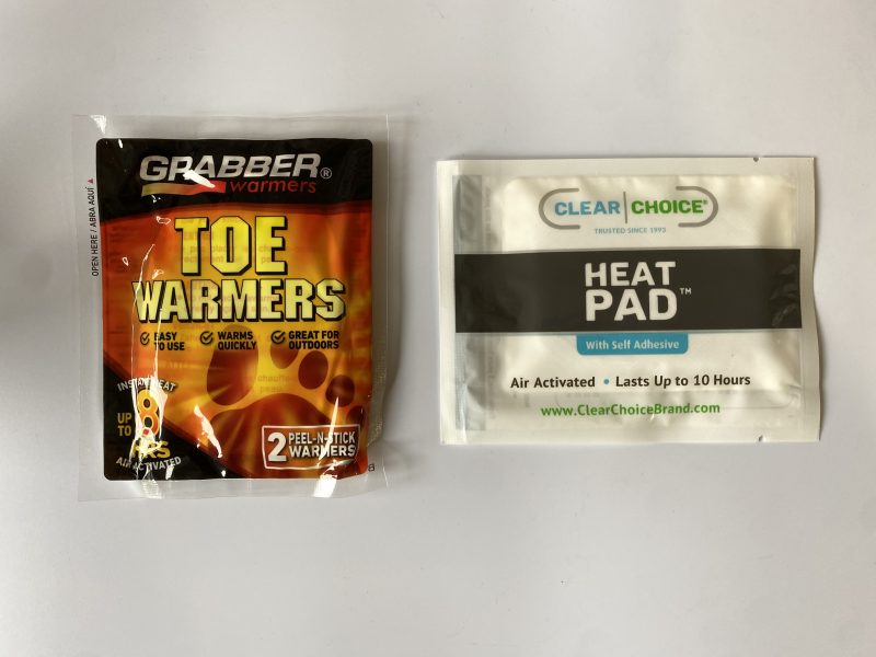 hand warmers and heat pad